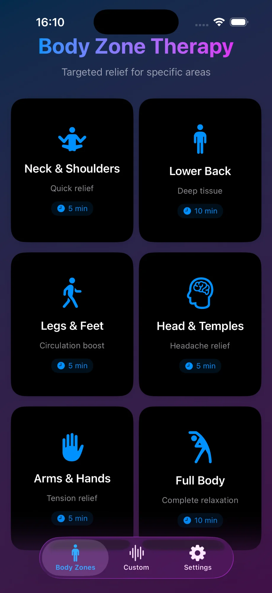 VitaVibe App Screenshot